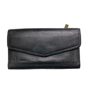 Fossil black leather wallet